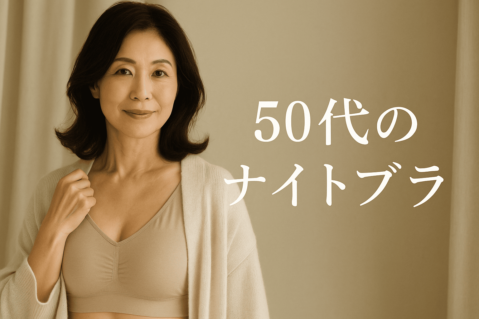 50代からのナイトブラ。